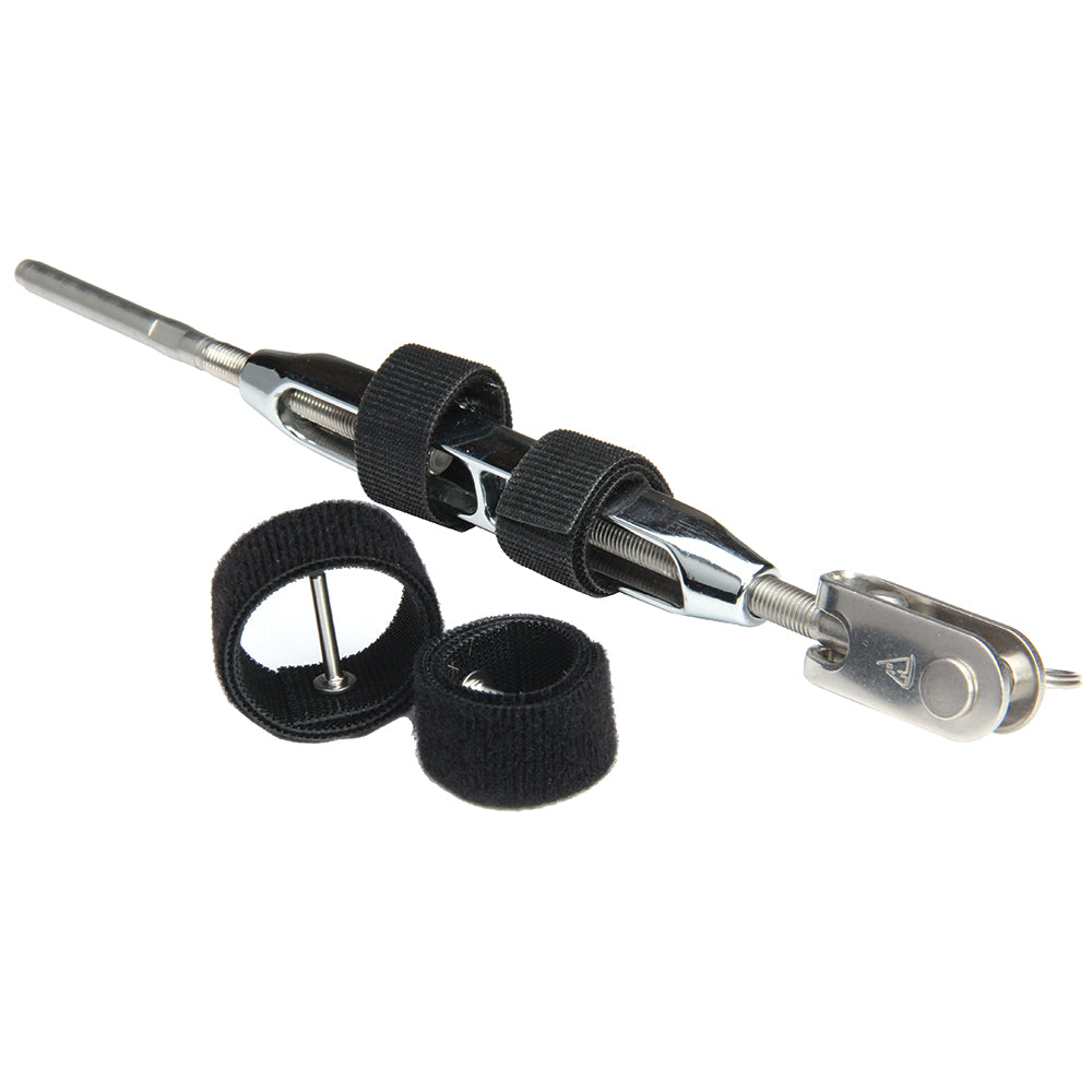 C. Sherman Johnson Wrap Pins Hook Loop Pin Locking Devices f/Open Body Turnbuckles 5/16" 3/8" - 2-Pack