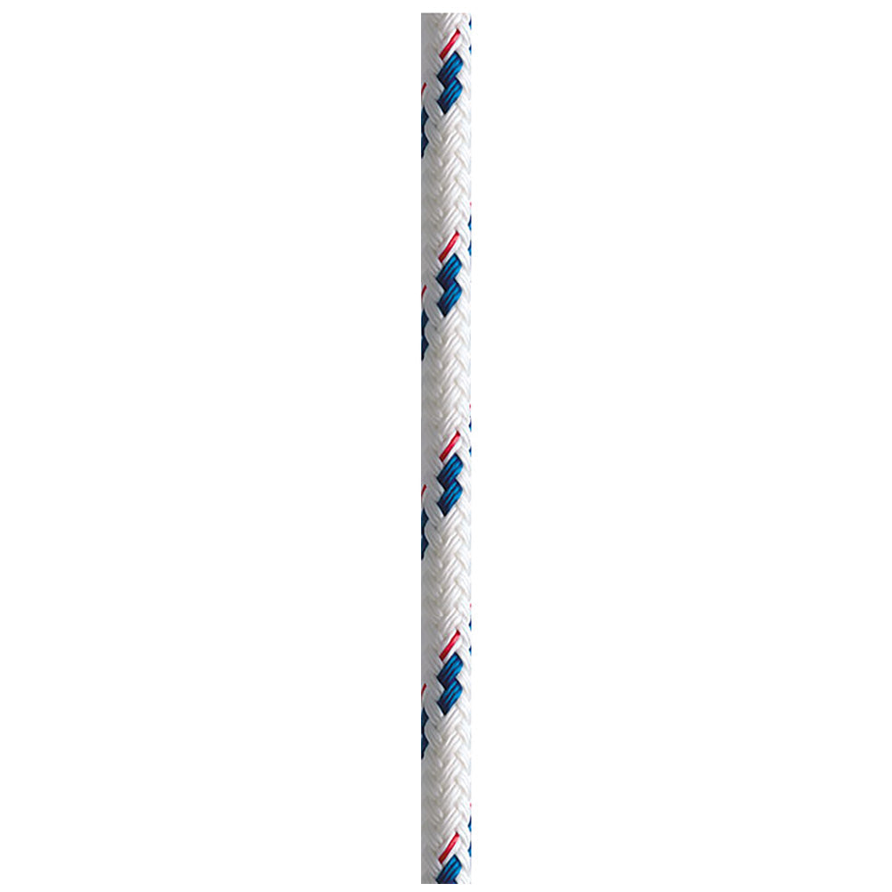 New England Ropes 7/16" Sta-Set Performance Cruising Line - Blue Fleck - 600