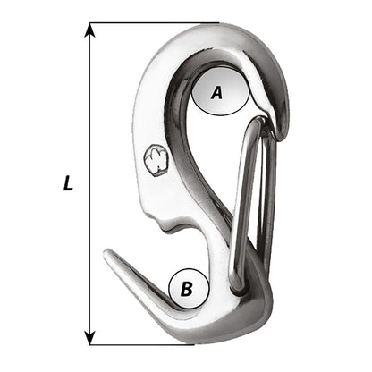 Wichard 5/16 Stainless Steel Sail Snap + [2490W]