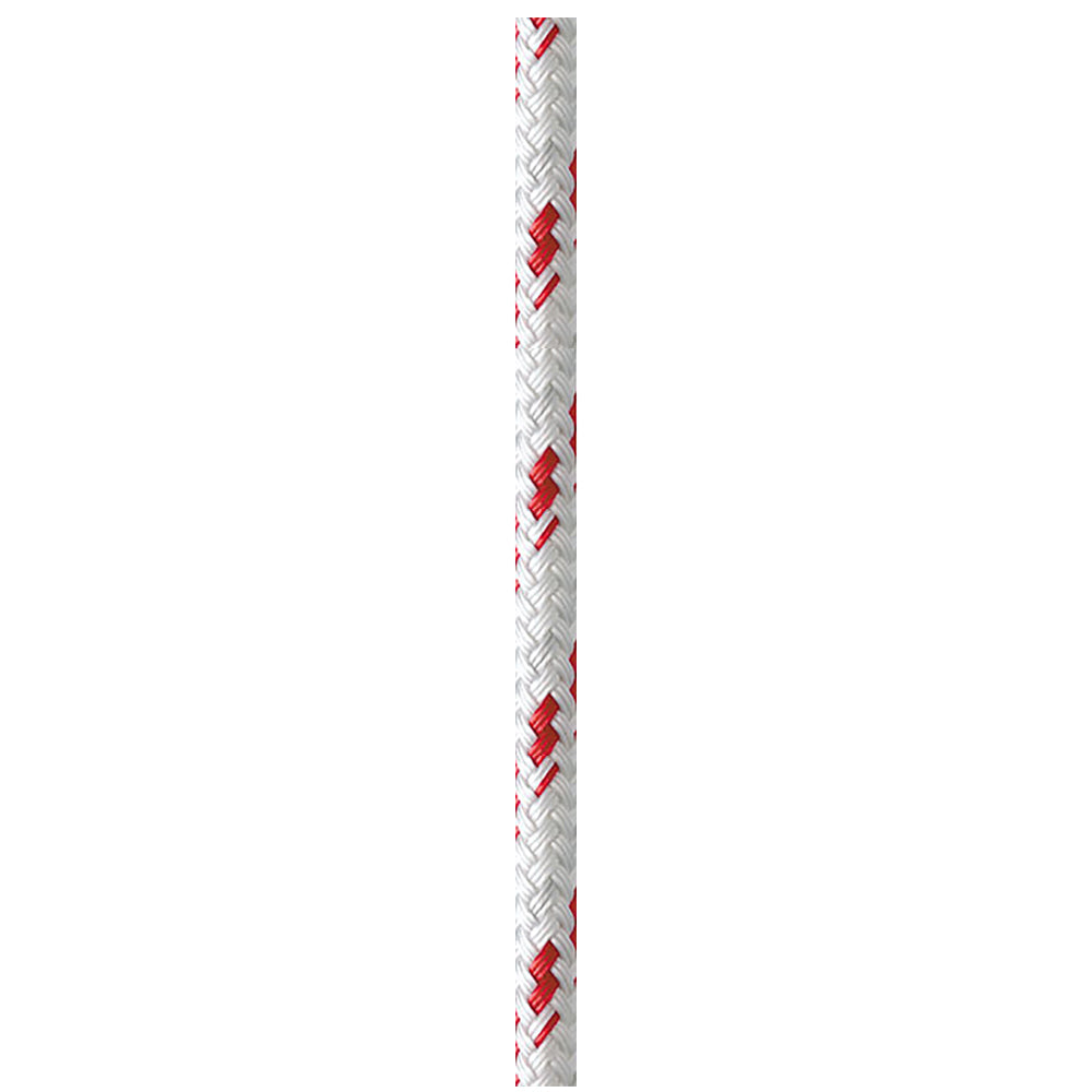 New England Ropes 1/4" Sta-Set Performance Cruising Line - Red Fleck - 600