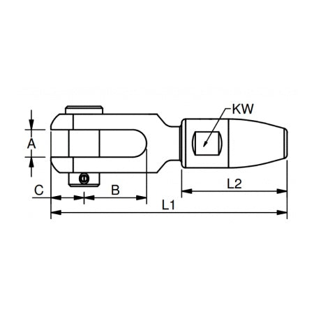 Swageless Cone Fork Terminals