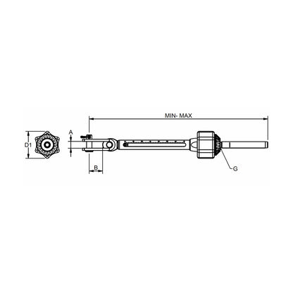 Quick race tuning – QRT – hand operated turnbuckle