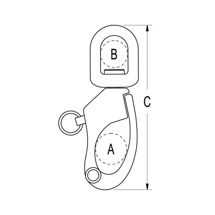 Ronstan Swiveling Bail Snap Shackle